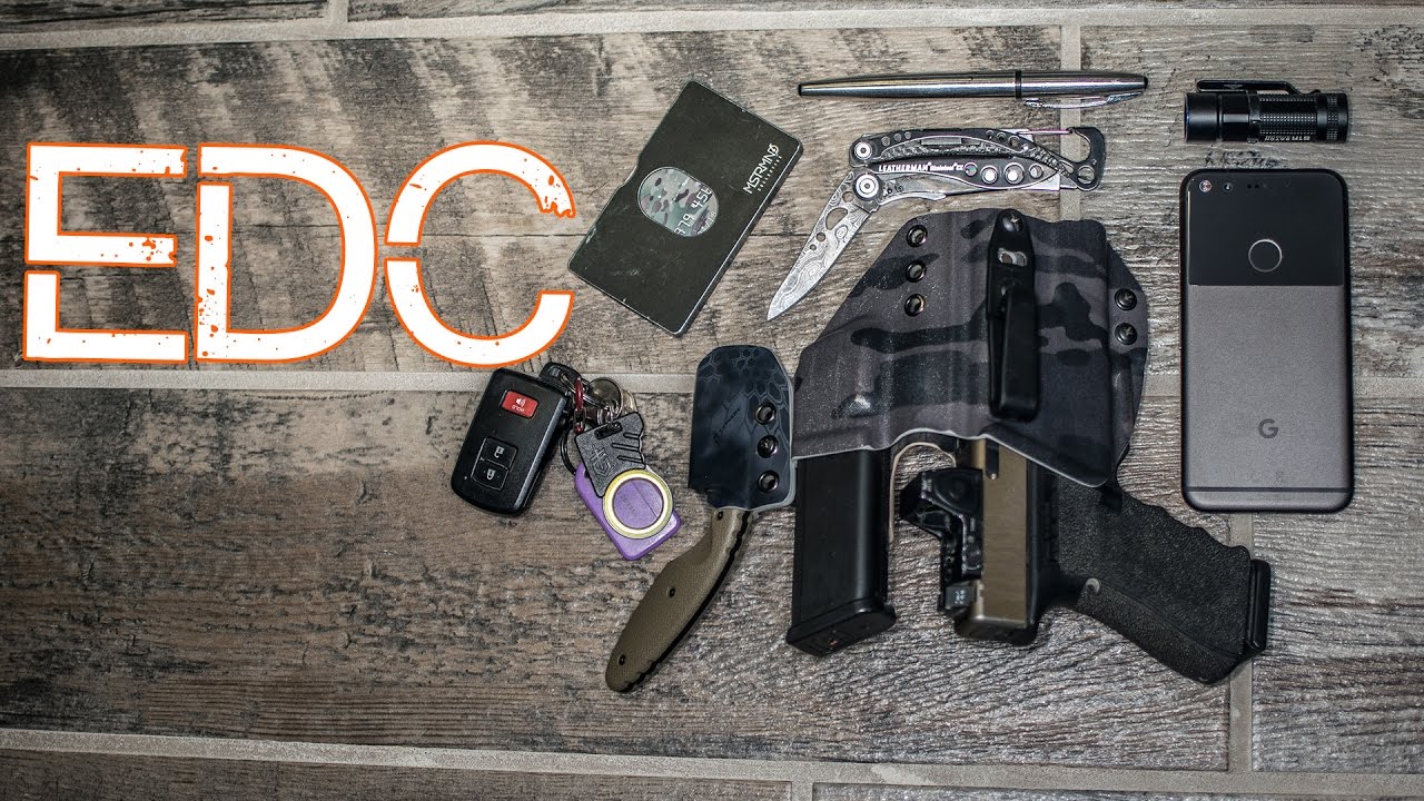 EDC 2017 - Minimalist Everyday Carry - Practical Pocket Dump