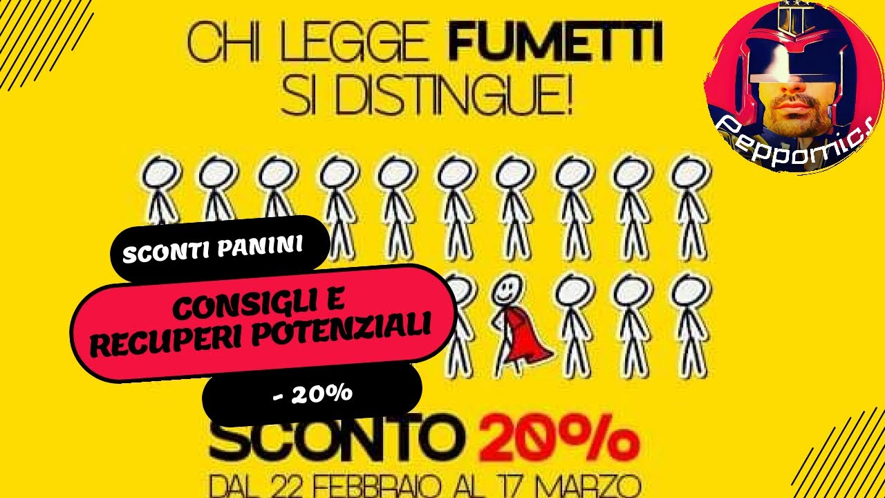 Sconti Panini  20%  Recuperi e consigli  per Febbraio Marzo 2024