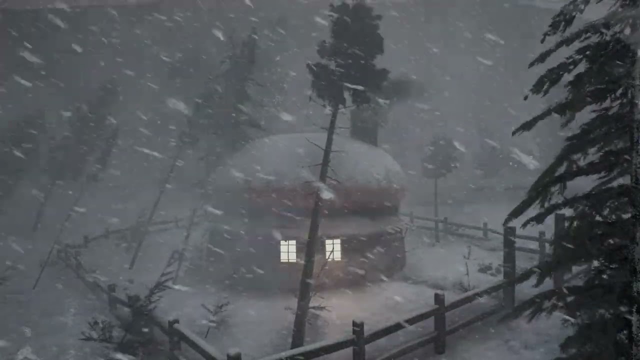 MERCILESS POLAR STORM with EXTREME WIND and BLIZZARD SOUNDS | FROSTBOUND NIGHT DRONE for Sleep