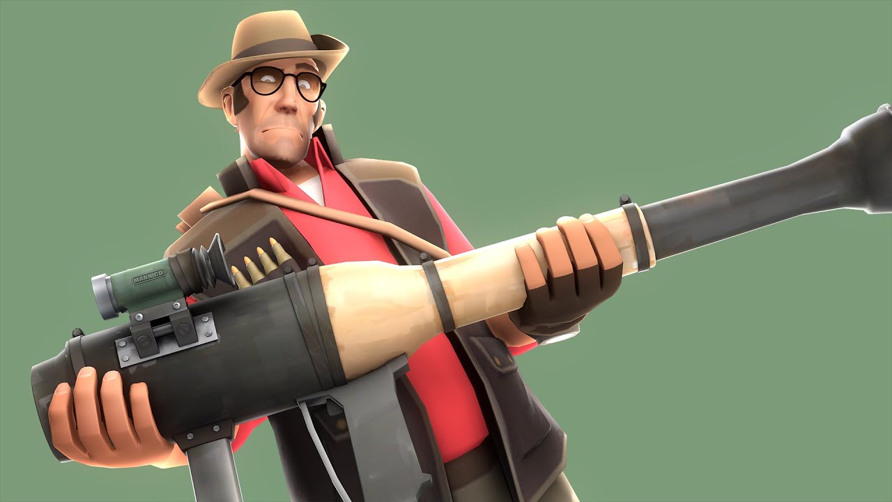TF2: Как 2800-часовой снайпер играет в SOLDIER...