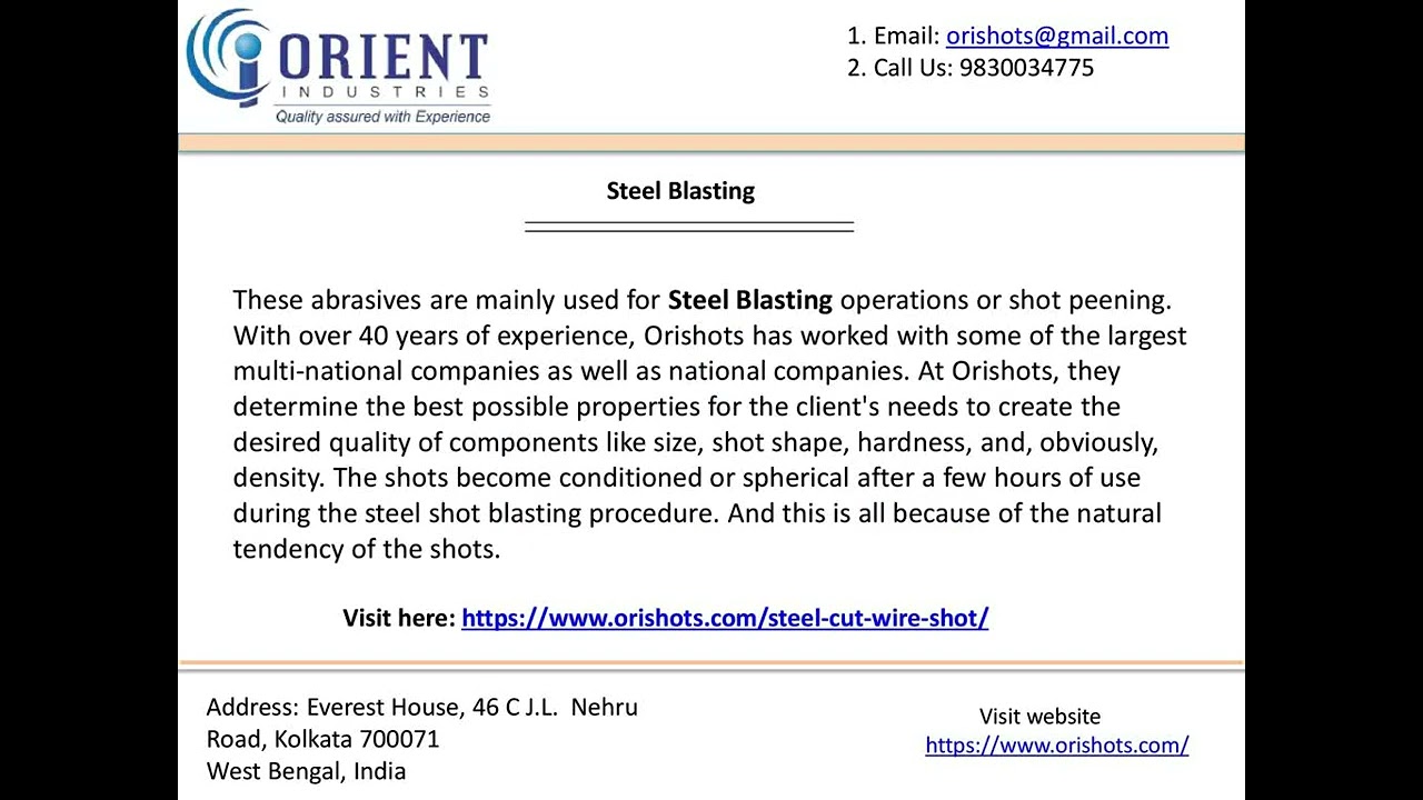 Steel Shot Price