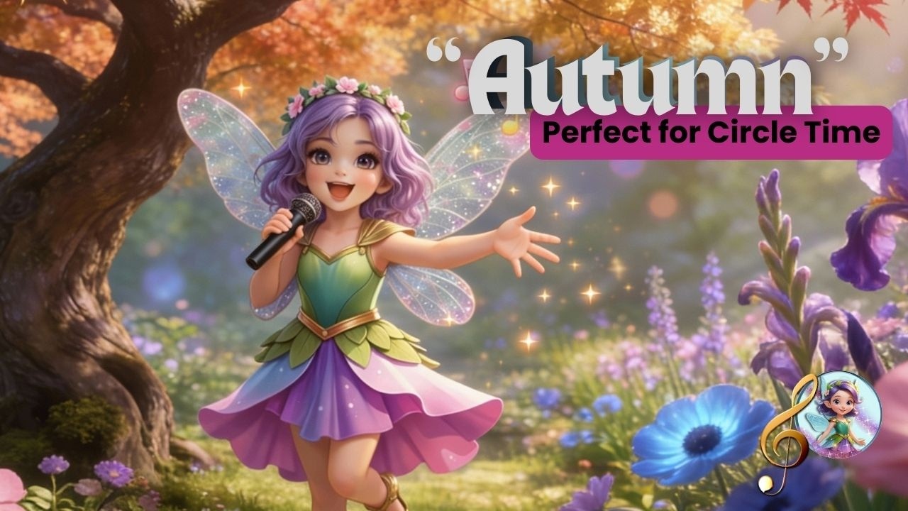 Autumn Fall 🍂 Action Song for Circle Time: Wiggle, Shake & Spin with the Leaves!