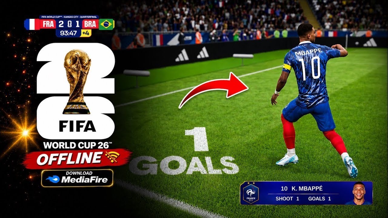NEW WORLD CUP MOD FULL DATA EA SPORTS FC26 MOD FIFA 16 MOBILE FIFA 16 MOD FC26 OFFLINE REALISTIC PAT