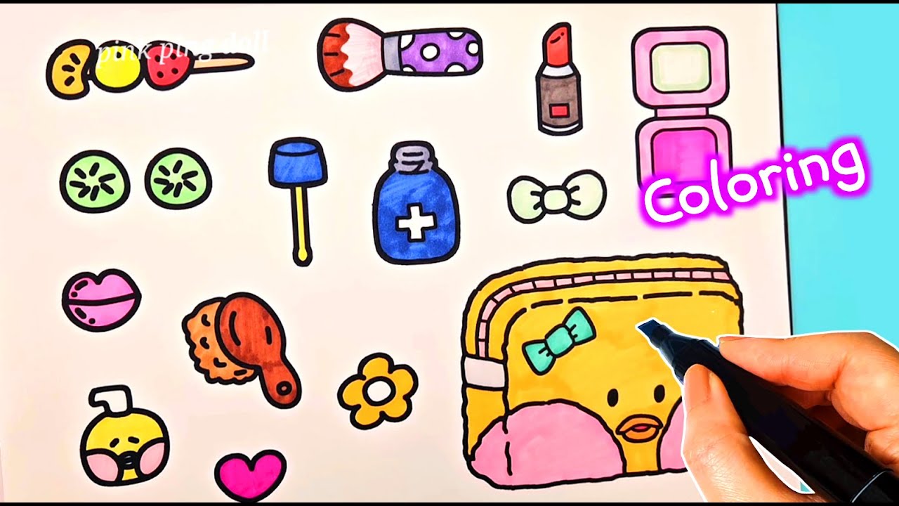 Coloring Cosmetic, Pouch #asmr #markers #satisfying