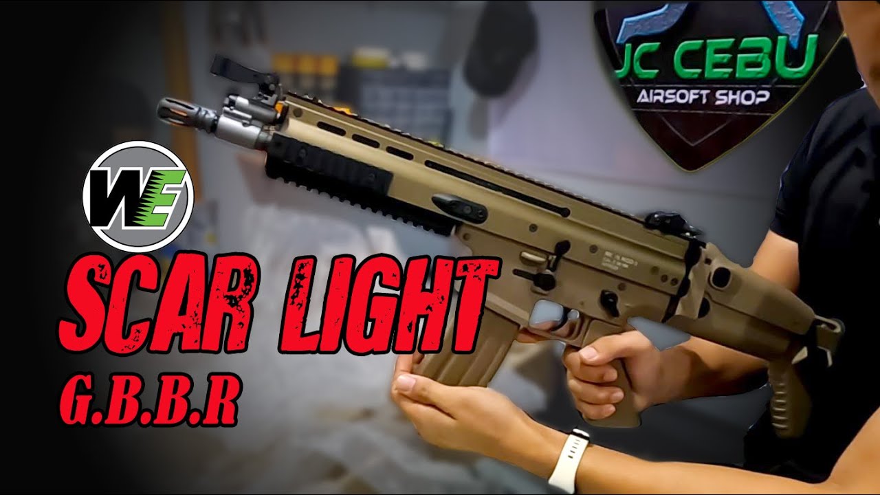 WE SCAR L- GBBR Airsoft Riffle
