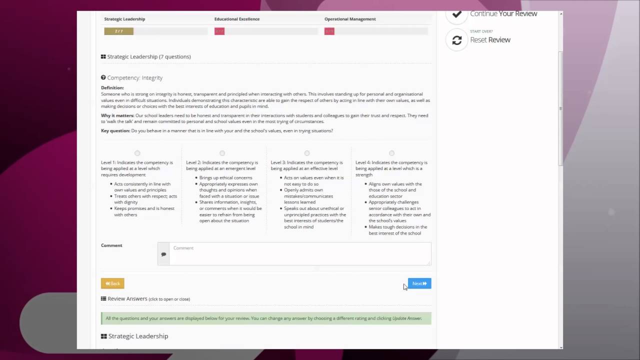 Best Practice Network Diagnostic Tool - Reviewer guidance