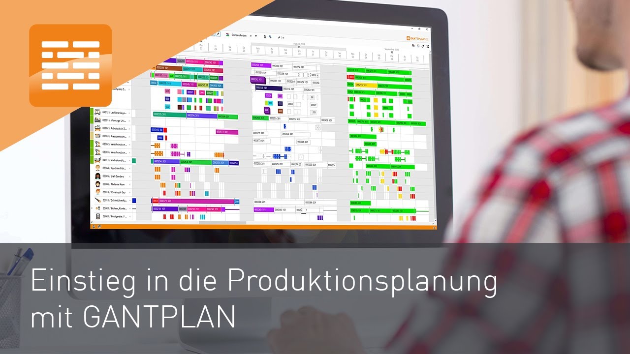 Einstieg in die Produktionsplanung mit GANTTPLAN