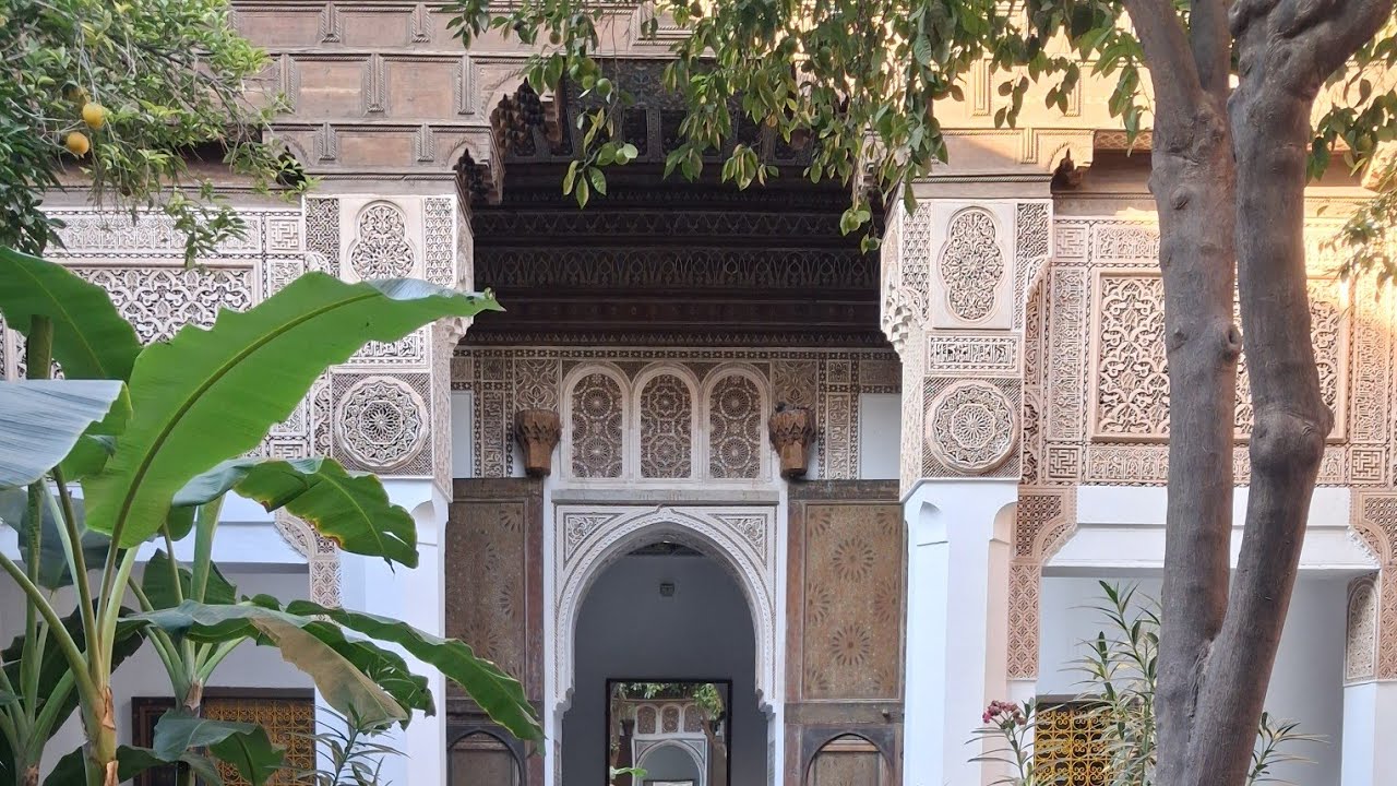  1Bezoek aan Bahia kasteel Marrakesh part1