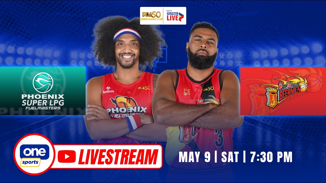 LIVE: PHOENIX vs SAN MIGUEL | PBA SEASON 50 COMMISSIONER&rsquo;S CUP | MAY 9, 2026