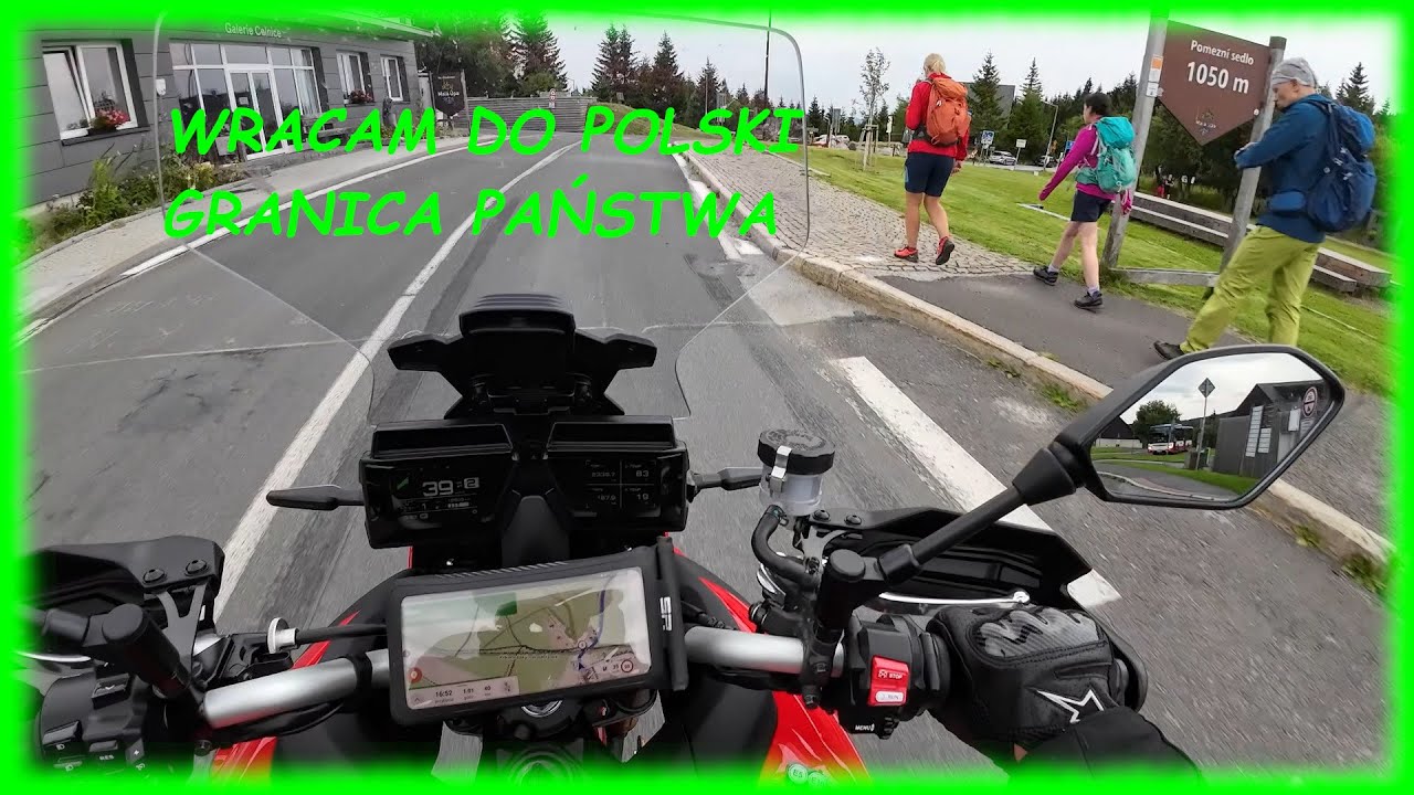 Dookoła Karkonoszy cz.9 Wracam do Polski Granica Państwa CZ - PL