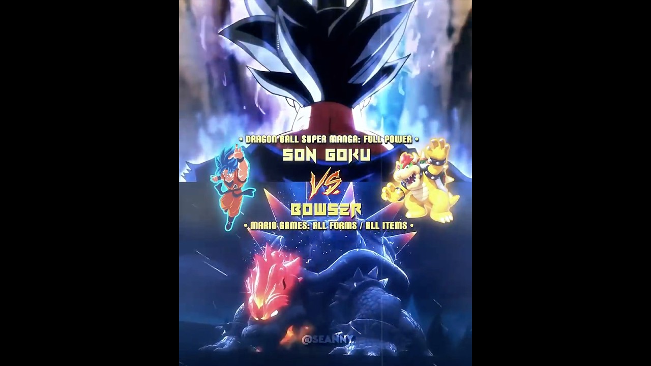 Goku Vs Comp Bowser | Dragon Ball Super Manga Vs Super Mario Bros | Payhip Requested Match (Part 9)