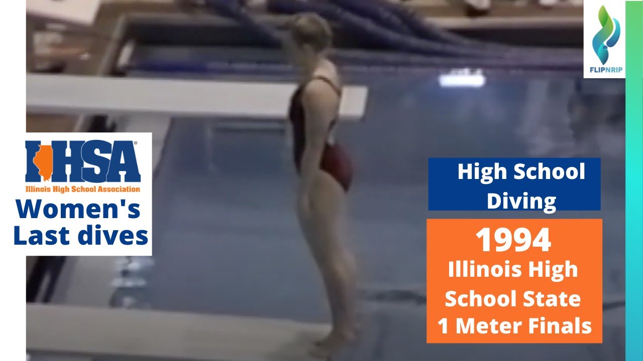 1994 Girls 1 Meter High School Diving - Illinois High School State Diving