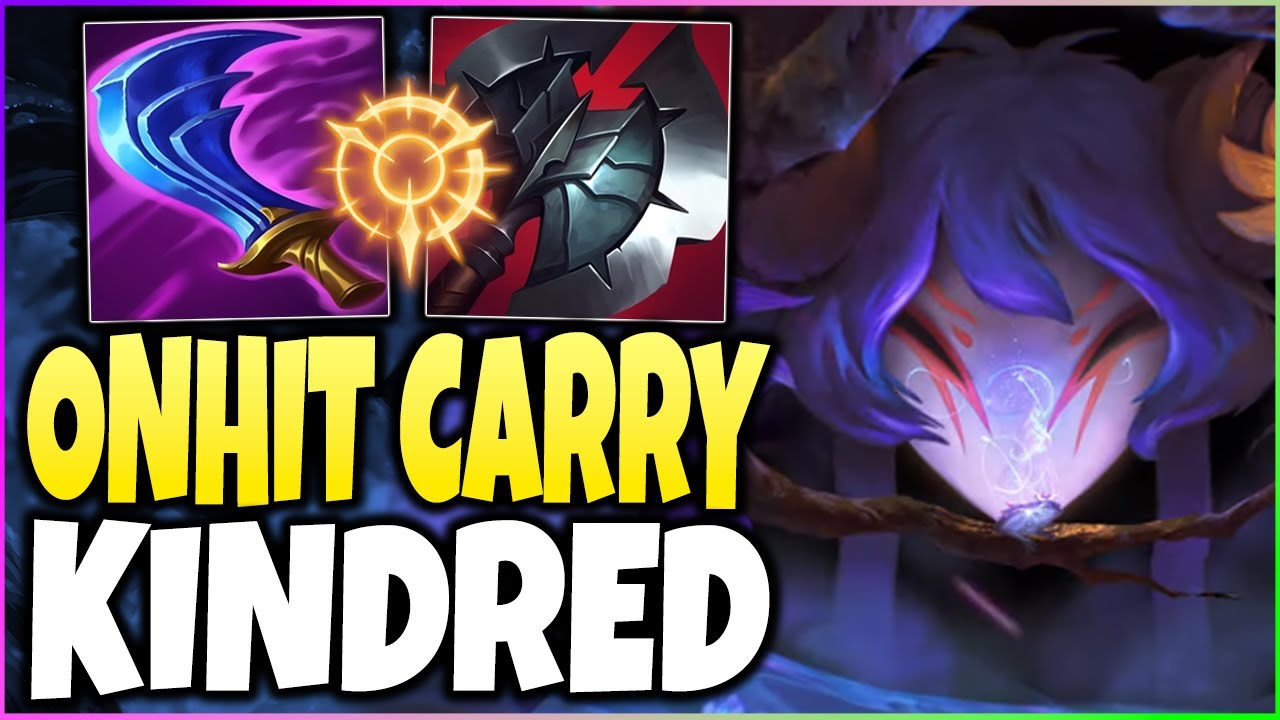 Kindred Is Broken Again Climb Easily With This Onhit Carry Build! (Kindred Dominates The Jungle!)