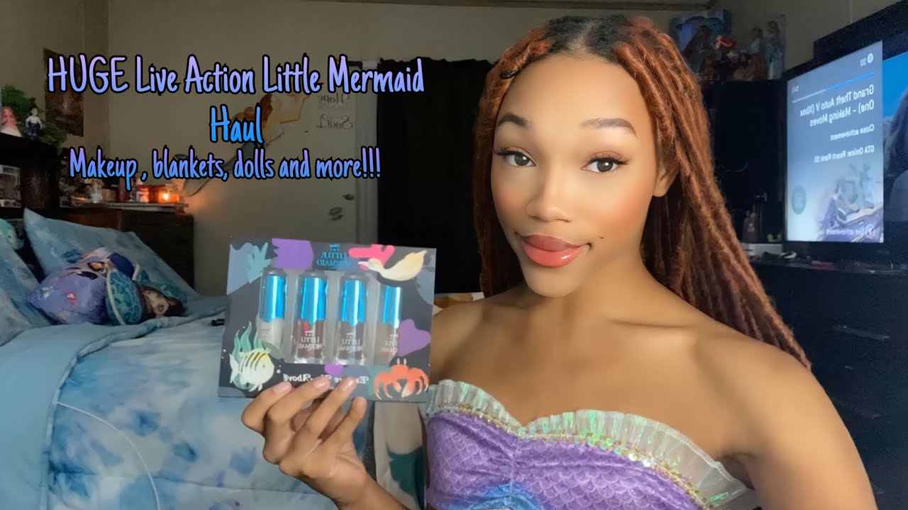 HUGE Disney’s Live Action Little Mermaid haul!! Makeup, Blankets, Dolls and more!!!!