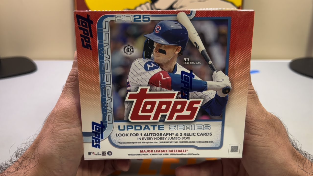 Обновление Topps 2025 года, большая коробка для хобби №1 — карта SSP Sketch!!!