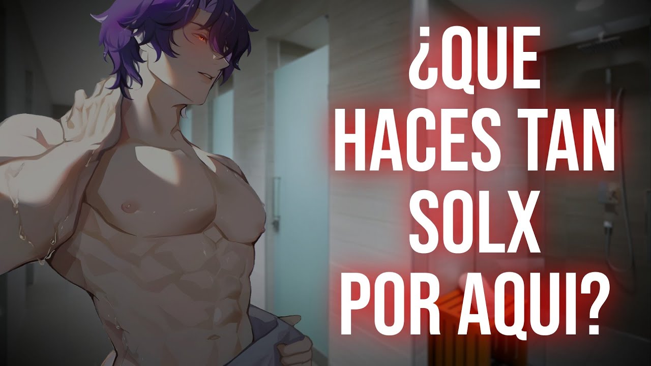 [M4M] Compañero de gym te coquetea y terminan juntos en el baño. [yaoi] [gay] [ASMR]