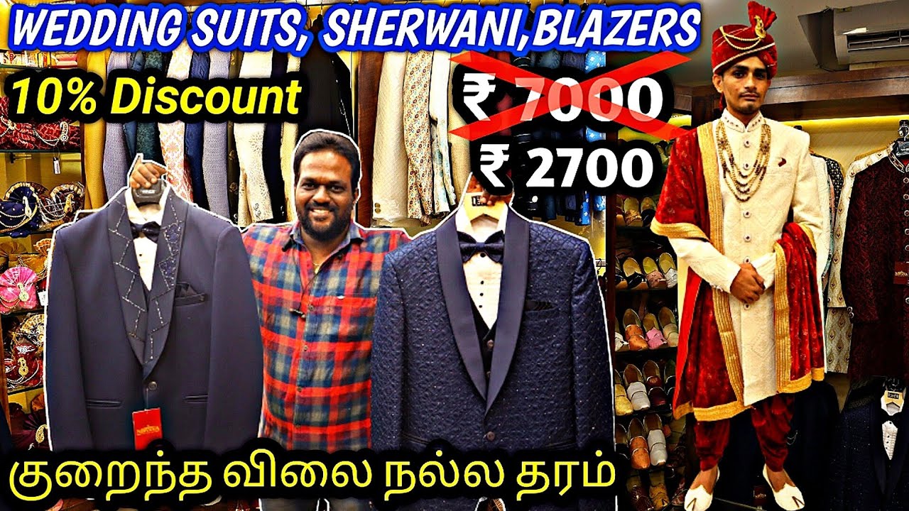 🤯10% Discount Best Wedding Suits,Sherwani For Purchase and Customising in Chennai🔥Trendy Collections