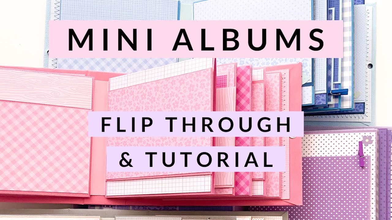 Five Monochromatic Mini Albums: Flip Through and Tutorial!