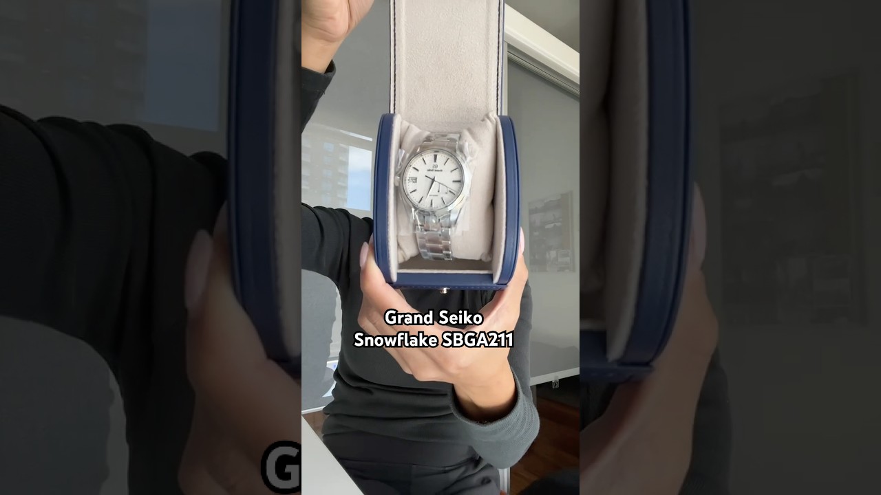 Grand Seiko SBGA211 Snowflake Unboxing