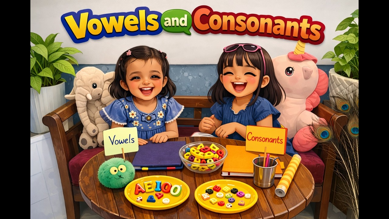 Vowels and Consonants | Magnetic Letters Activity | Phonic Learning | Learn to Spell