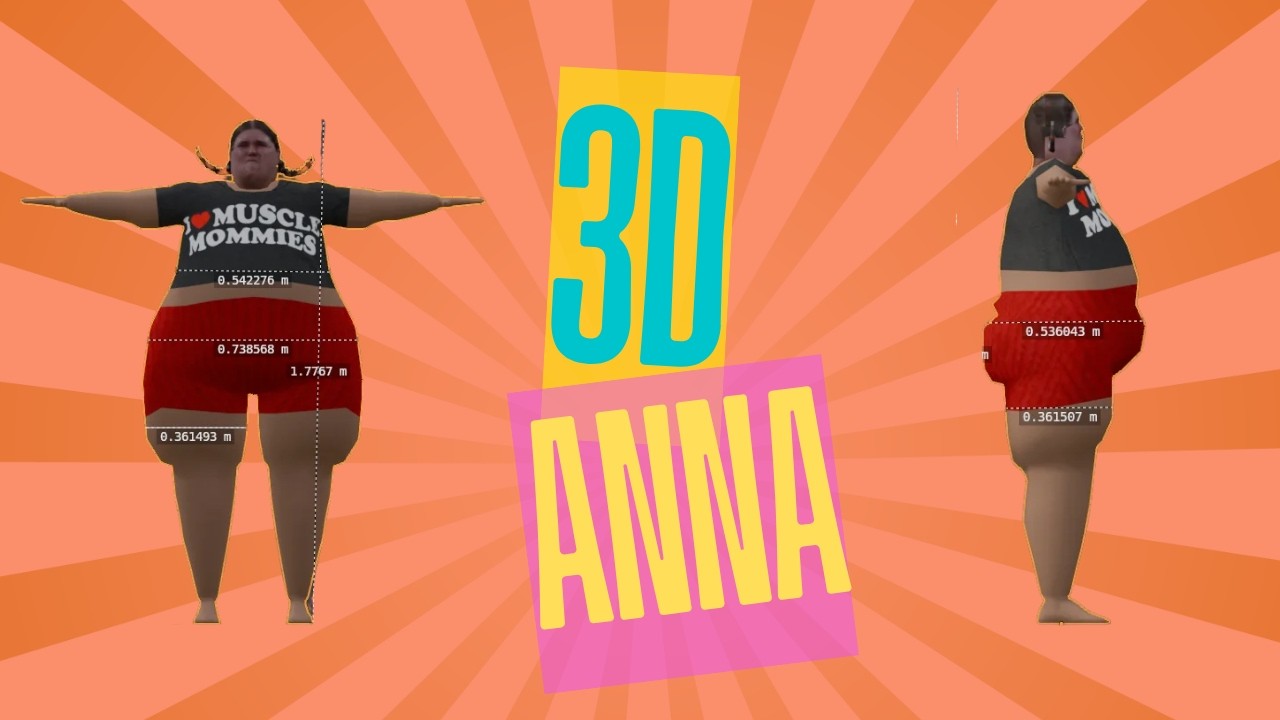 Someone Turned Anna into a 3D MODEL! #glitterandlazers #annaobrien