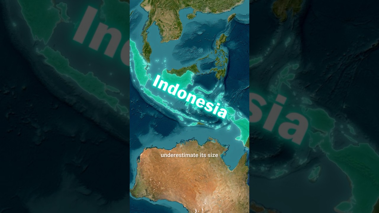 How BIG Is Indonesia? 🇮🇩