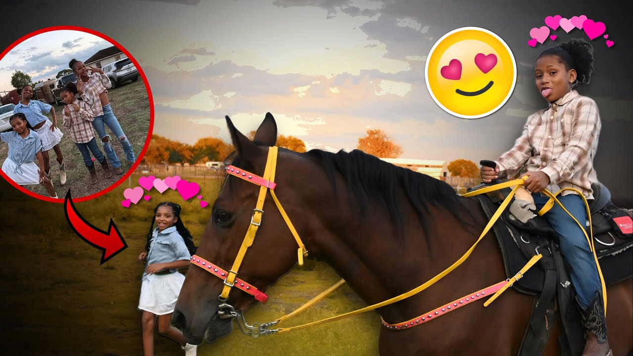 ДЕТСКИЙ ВЛОГ с участием. МИЯ, АРИЭЛЬ И ТАЙЛА 🐎😱