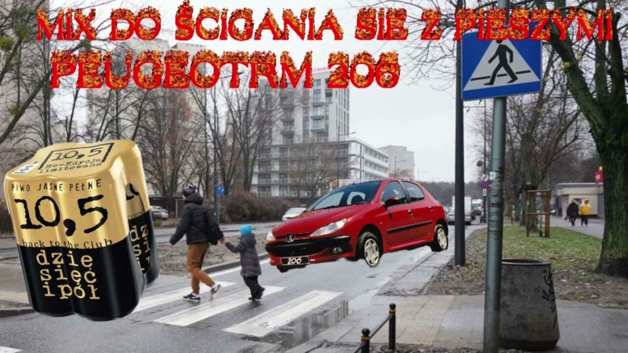 █▬█ █ ▀█▀ MIX DO ŚCIGANIA SIE Z PIESZYMI PEUGEOTEM 206
