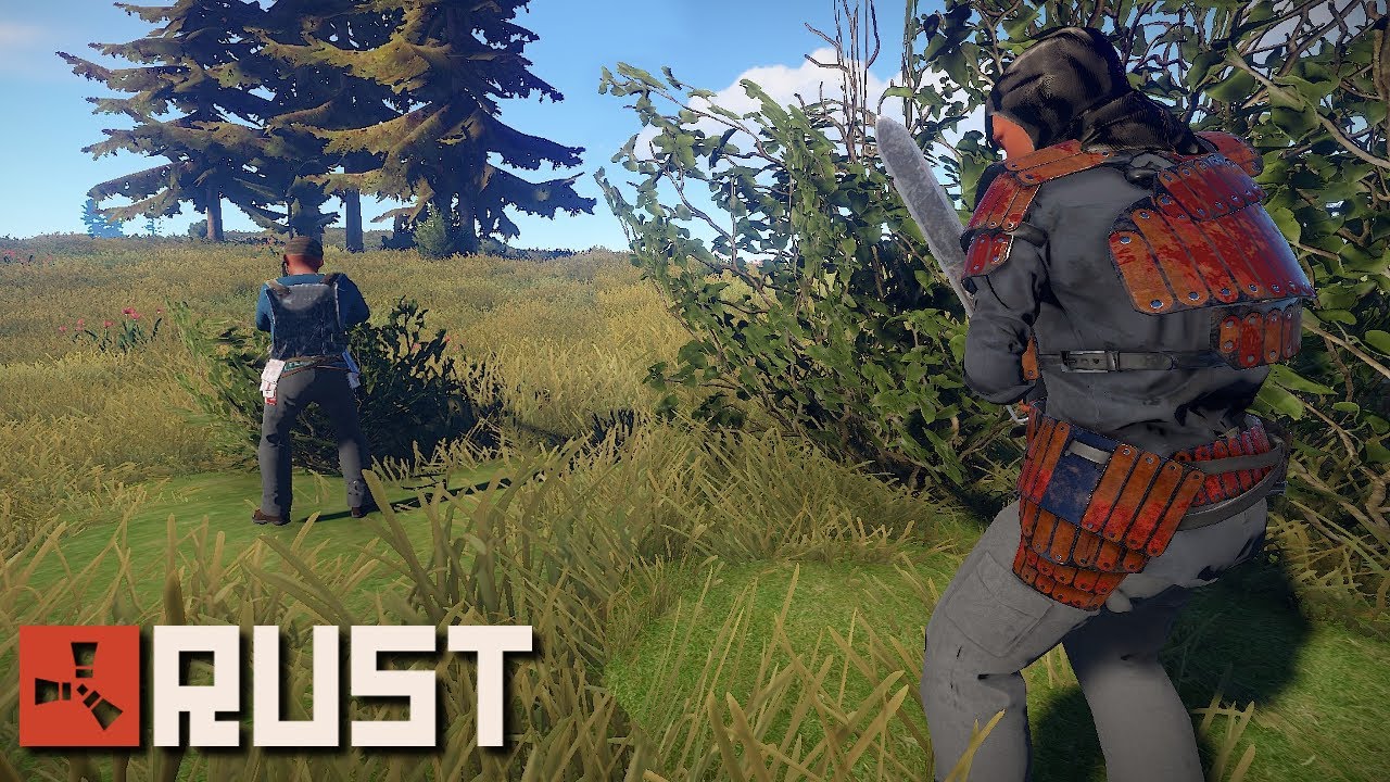 NINJA JUMPING GEARED PLAYERS! | Rust Solo