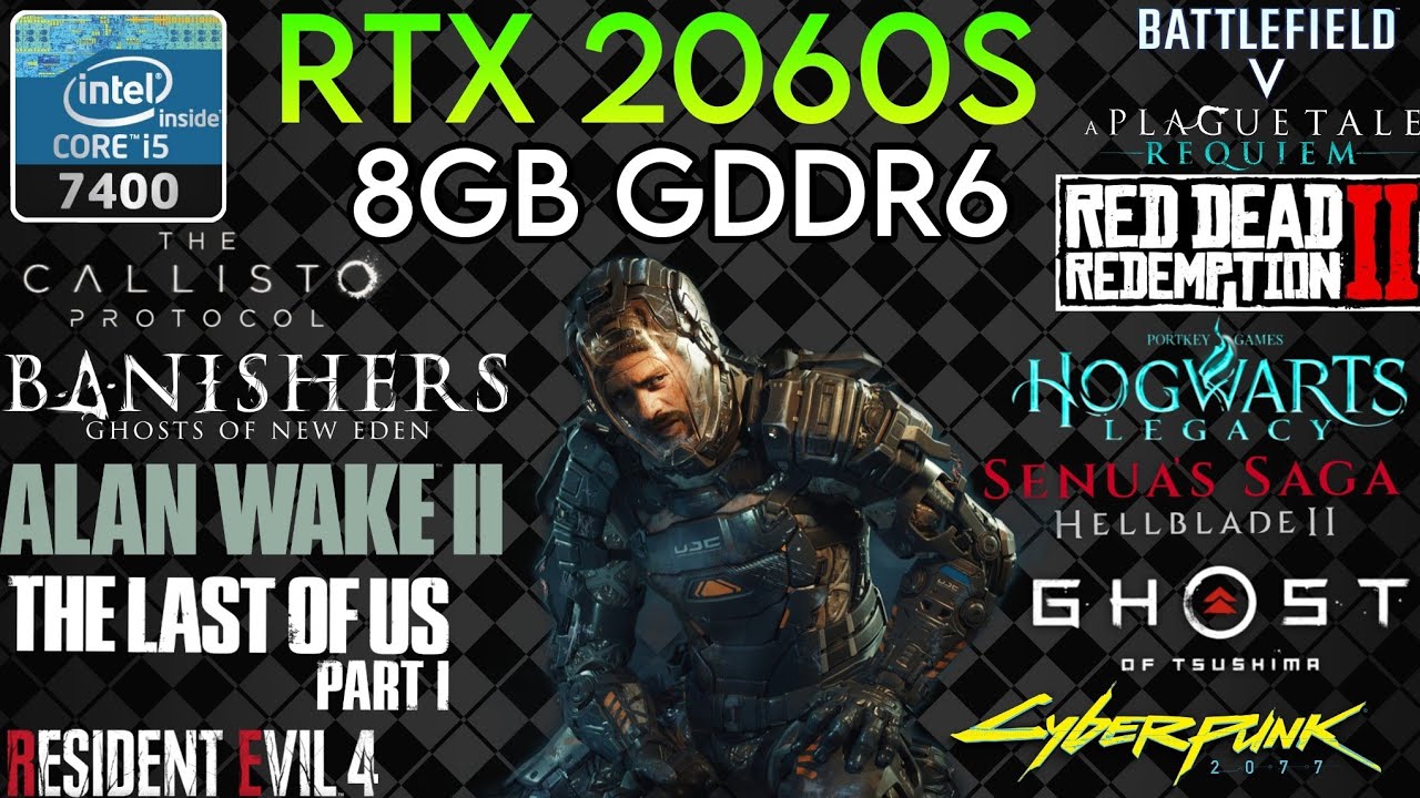 RTX 2060 Super + i5 7400 & 16GB Ram - Test In 12 Games In 2024 !