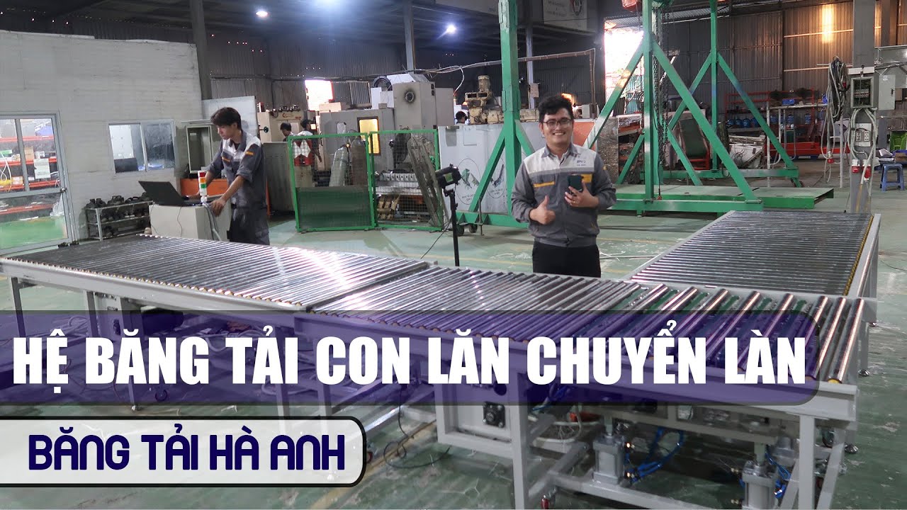 Hệ Băng tải con lăn chuyển làn - Băng tải phân loại BELT SORTER