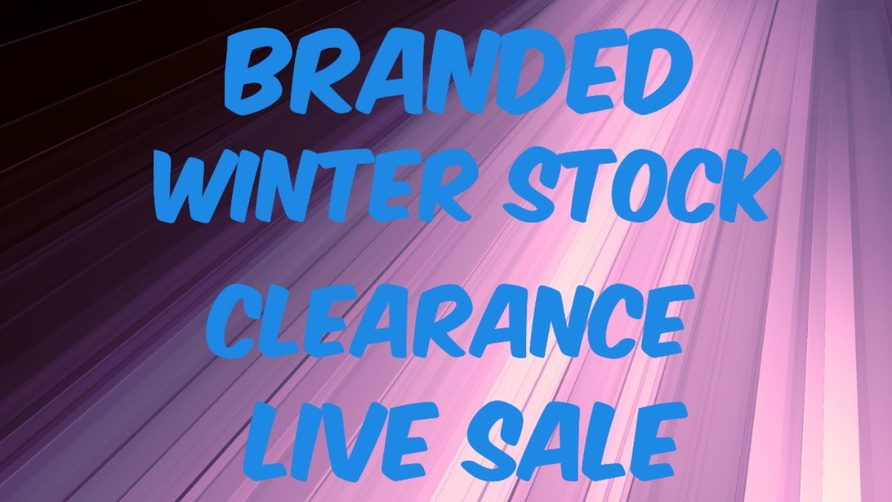 Tuesday Live for Branded Winter stock Clearance sale 🌷 Booking no.9899504070