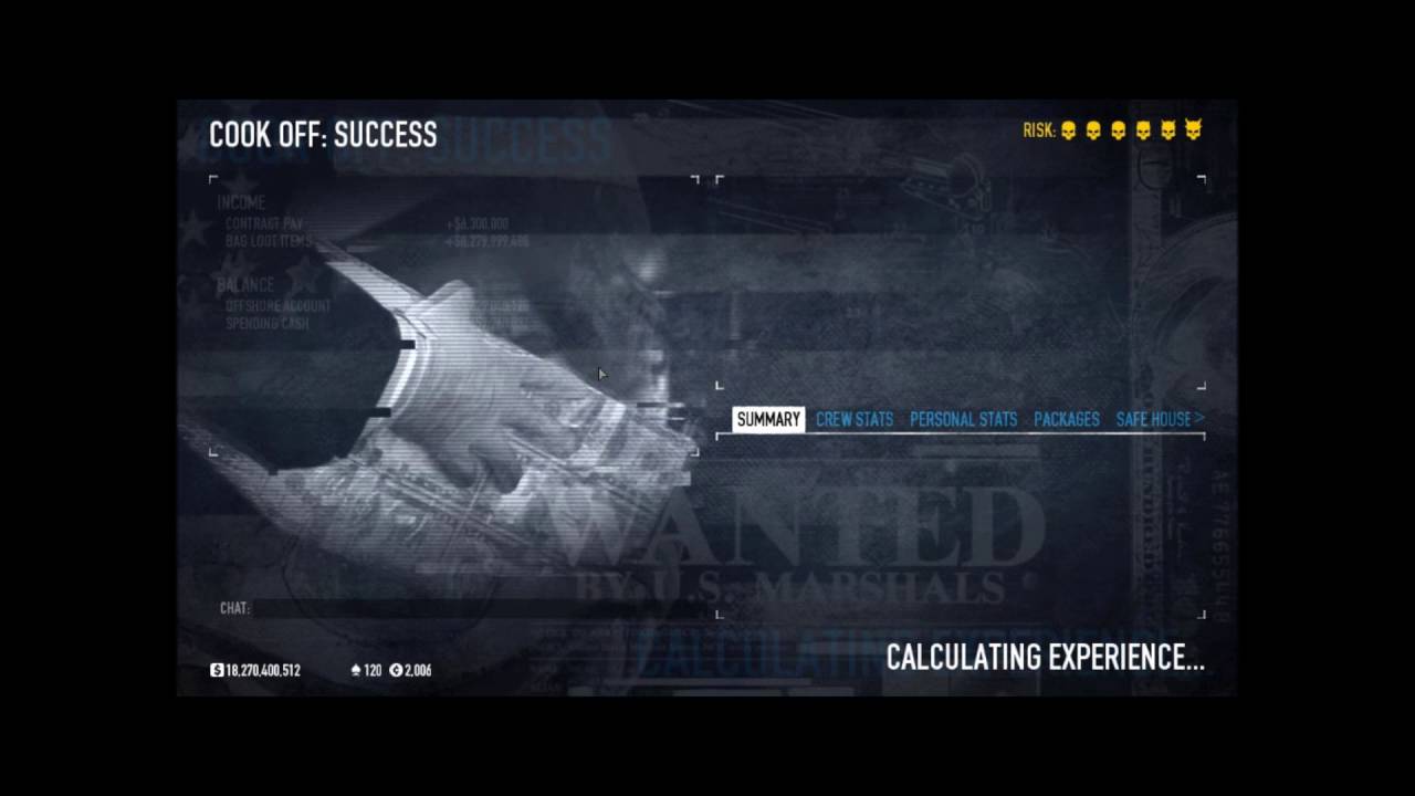 Payday 2: Cook Off WORLD RECORD! 1200 BAGS IN LESS THAN 2 MINUTES!