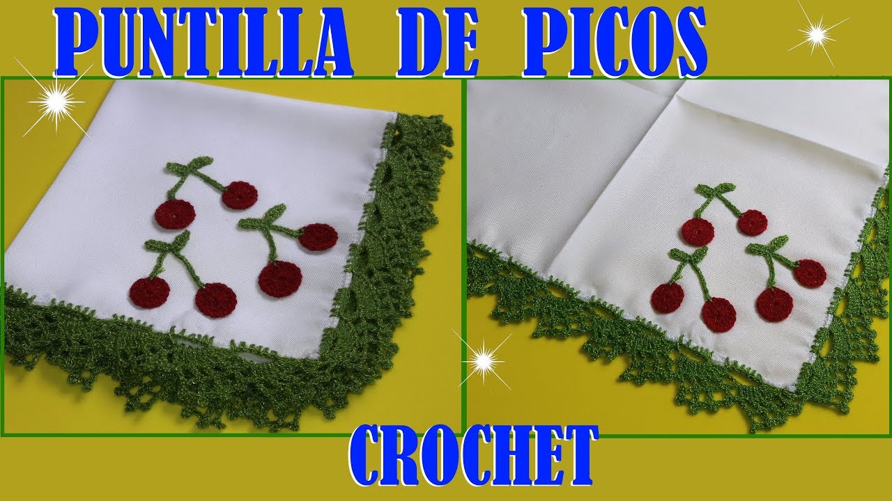 Puntilla de Picos A Crochet