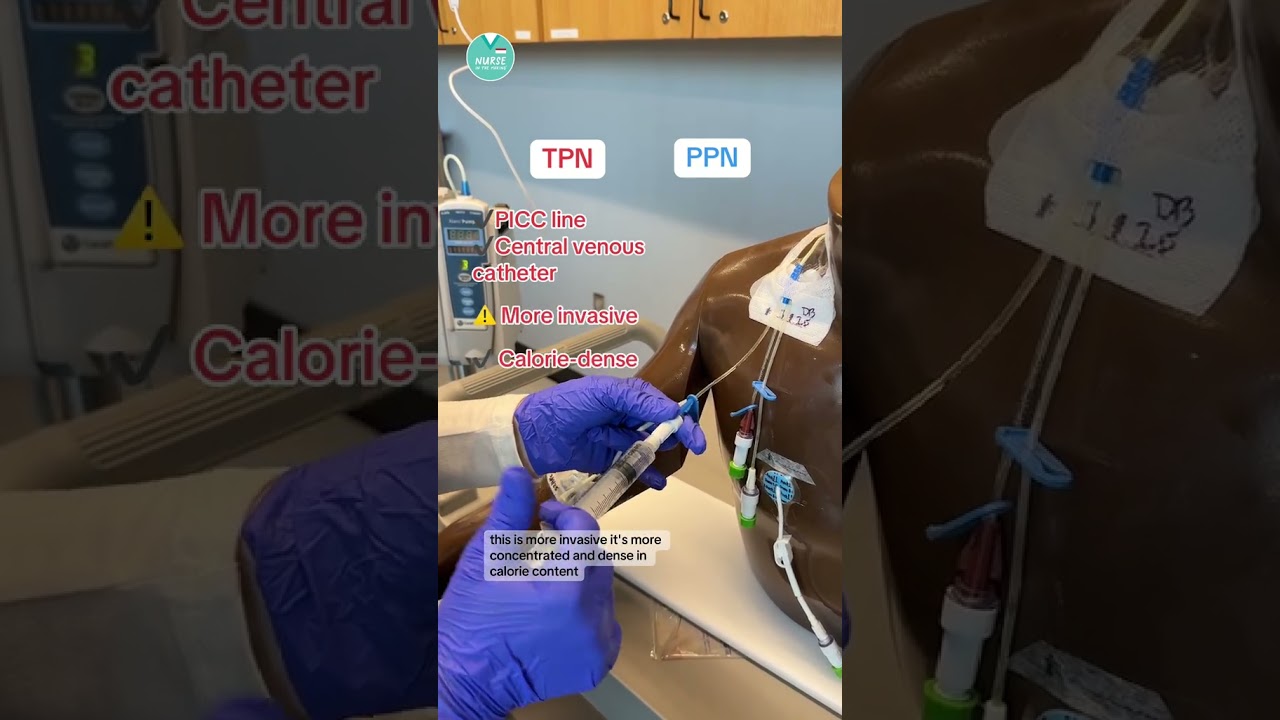 💉TPN vs PPN #RN #BSN #futurenurse