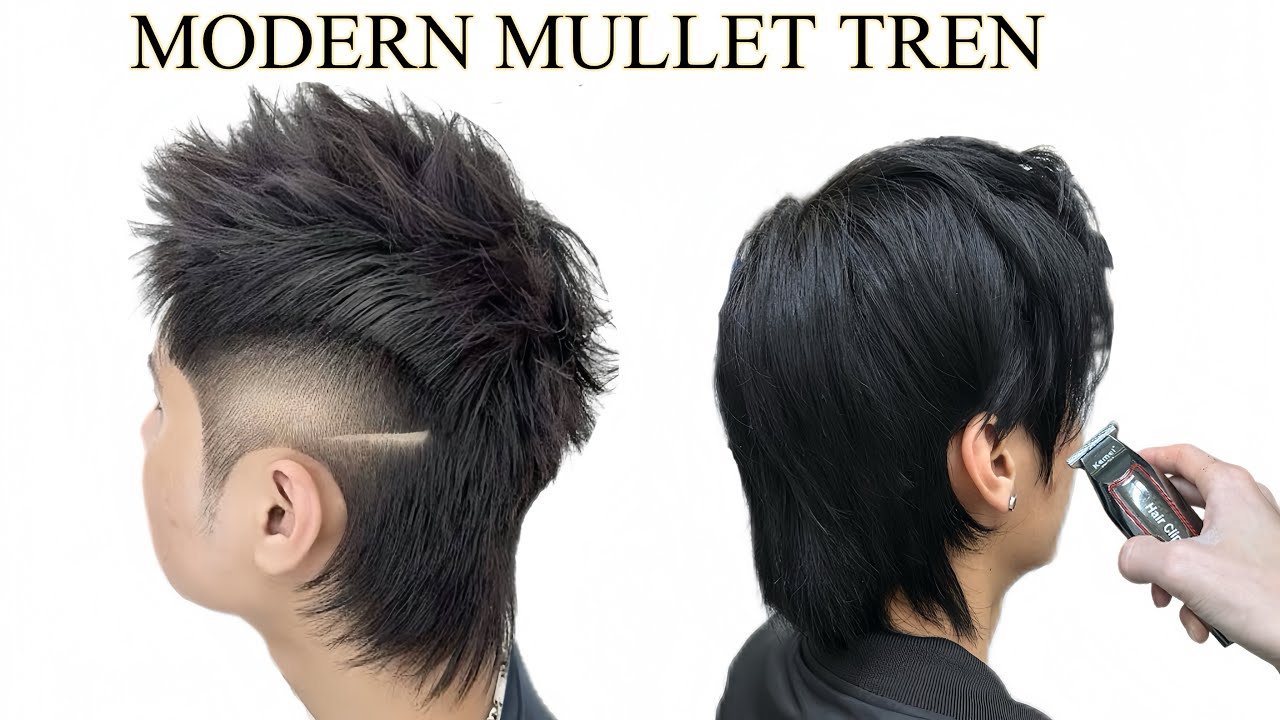 💈 Barber | How to Style a Modern Mini Mullet Haircut | American Barber