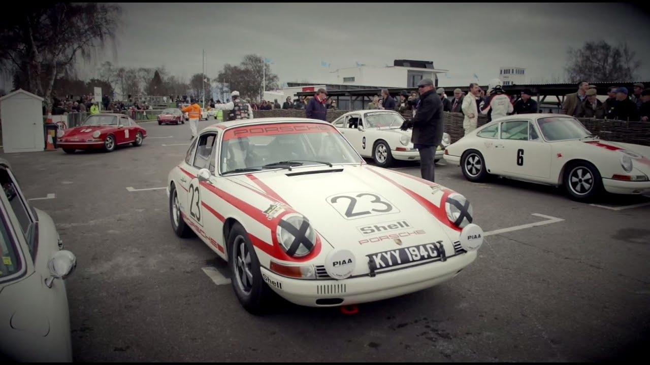 Porsche legend Richard Attwood at the 73rd Goodwood Member's Meeting