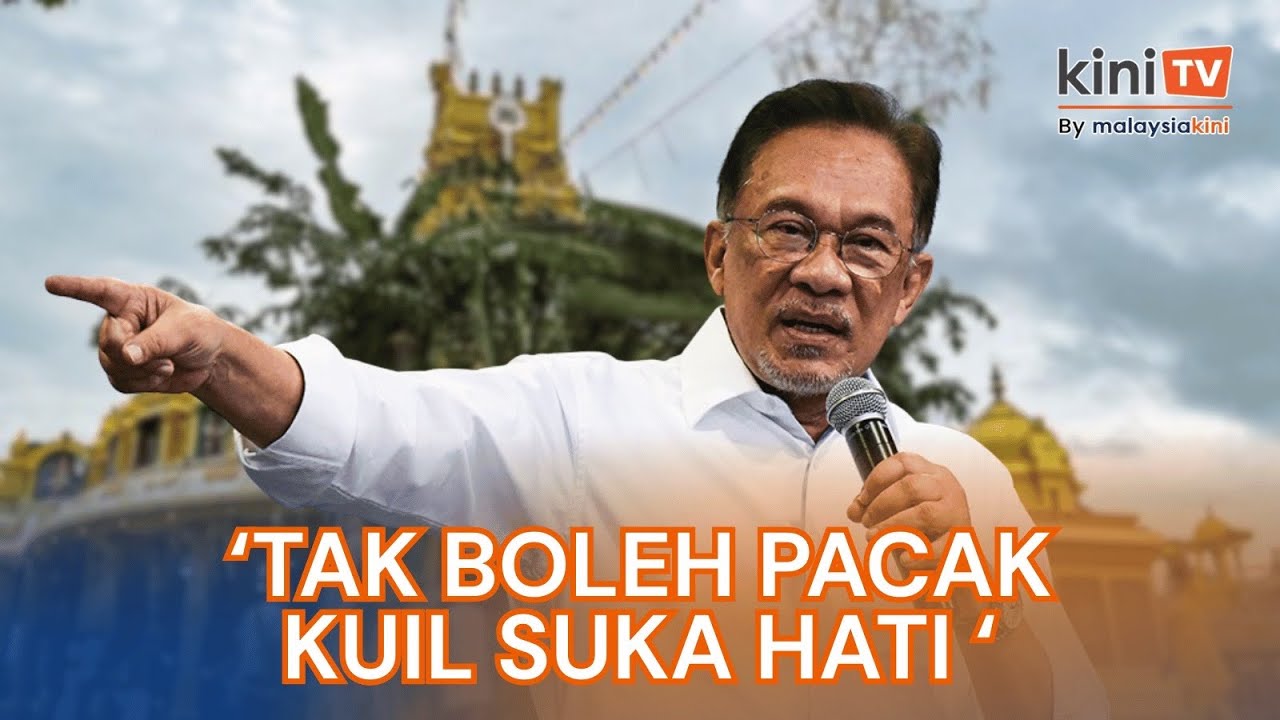 Tak boleh pacak kuil atau berhala sesuka hati, perlu ikut undang-undang - Anwar