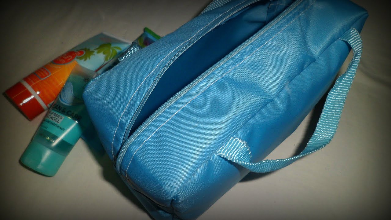DIY Easy Makeup Bag | Sewing For Beginners