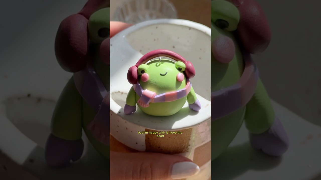 sculpting fall characters 🍁! #polymerclay