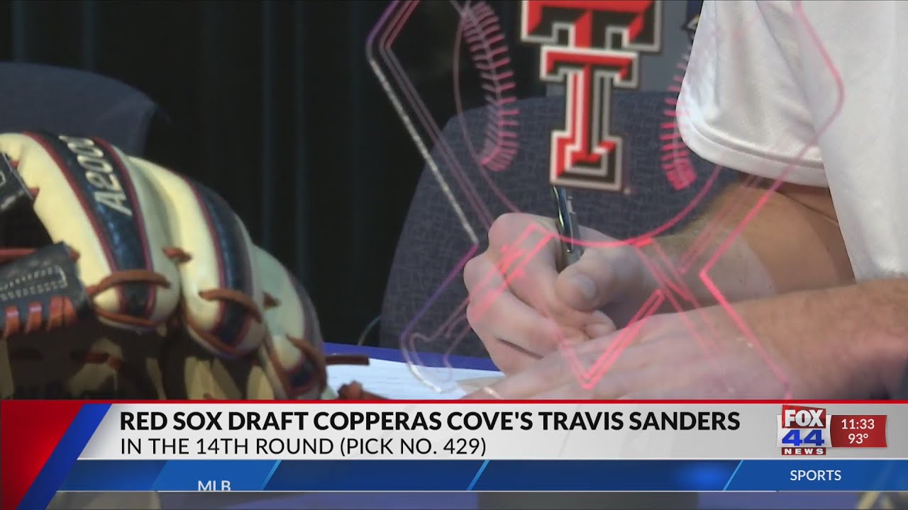 Boston Red Sox draft Travis Sanders from Copperas Cove