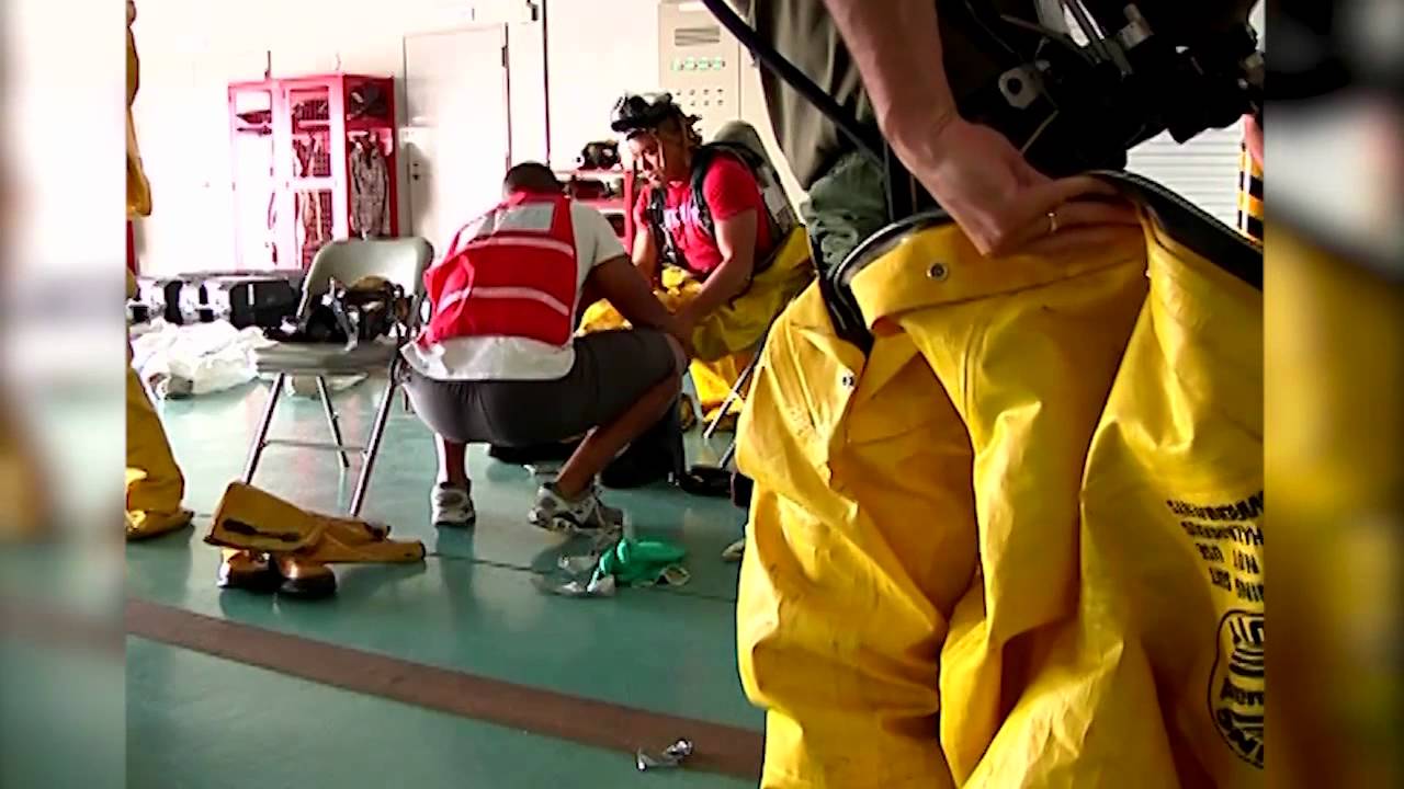 Iwakuni Marines combat hazardous materials