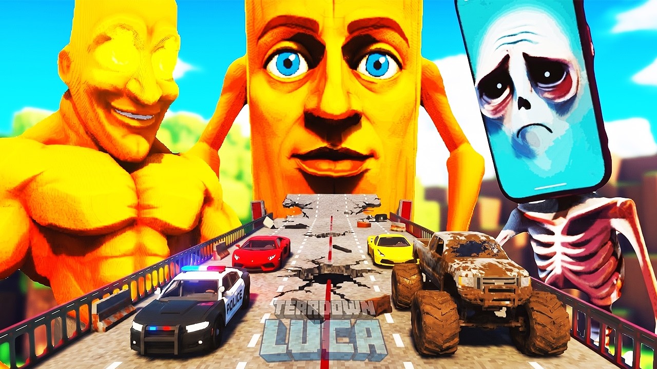 BRIDGE ITALIAN BRAINROT PART 3 vs CARS (Teardown)
