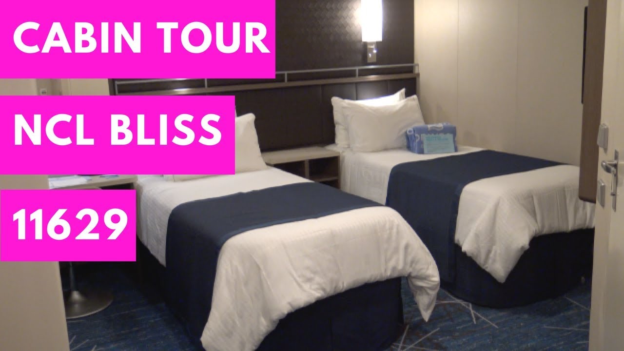 NCL Bliss Handicap Accessible Inside Cabin Tour