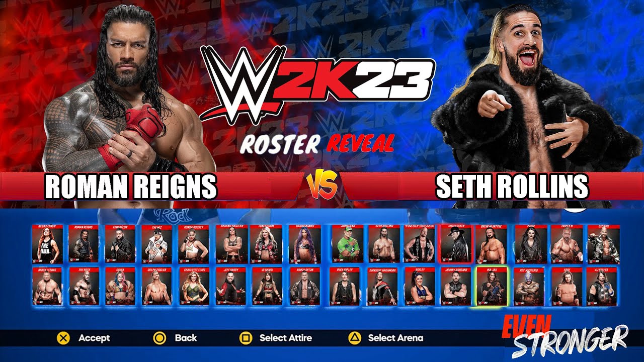 WWE2K23: Full Roster Reveal179 Superstars!