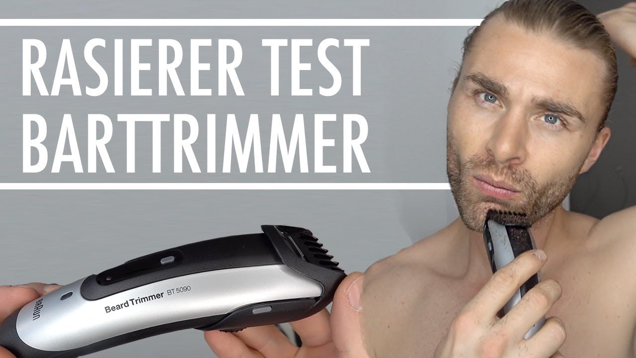 RASIERER TEST ● Braun M&auml;nner Rasierer / Braun Bartrimmer im Test - BT5090