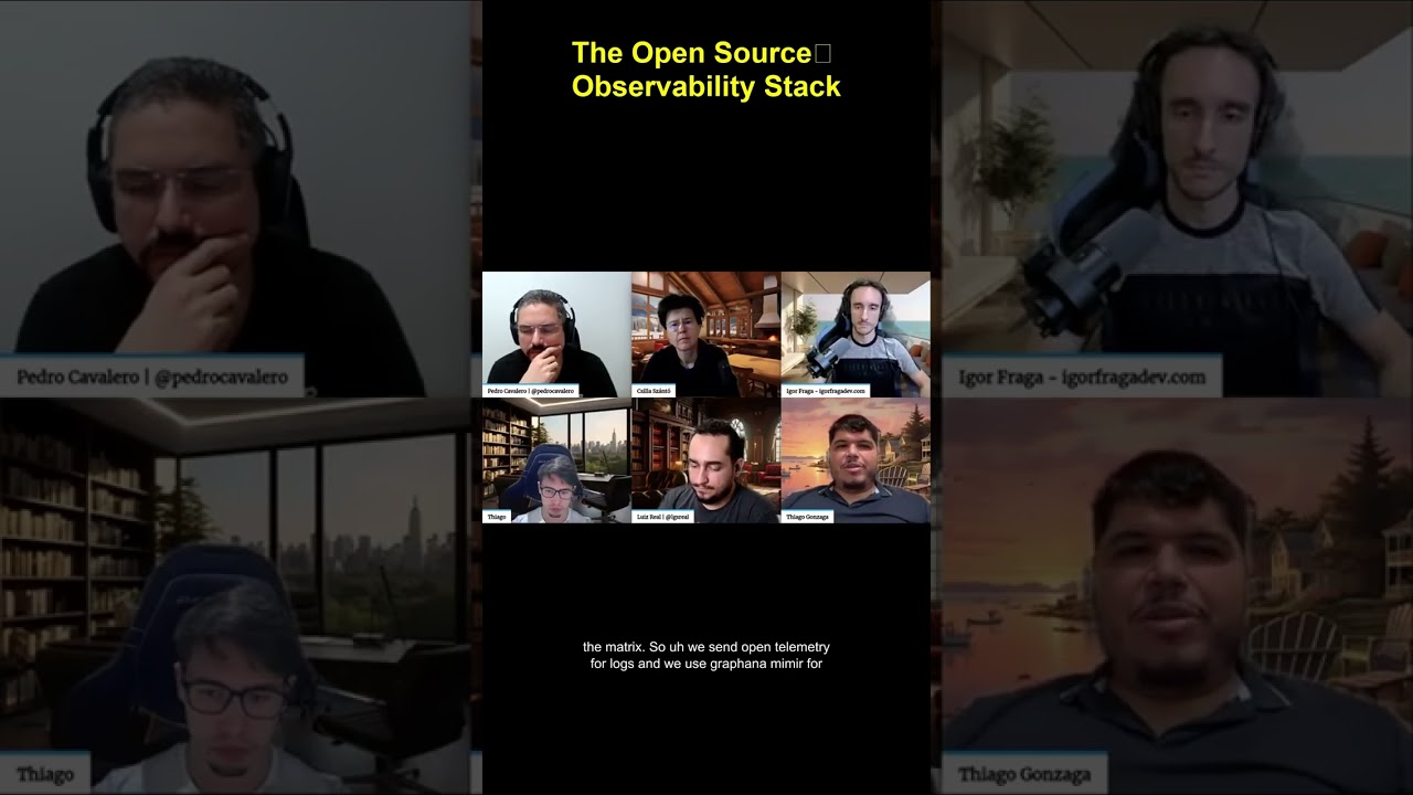 The Open Source Observability Stack #Shorts
