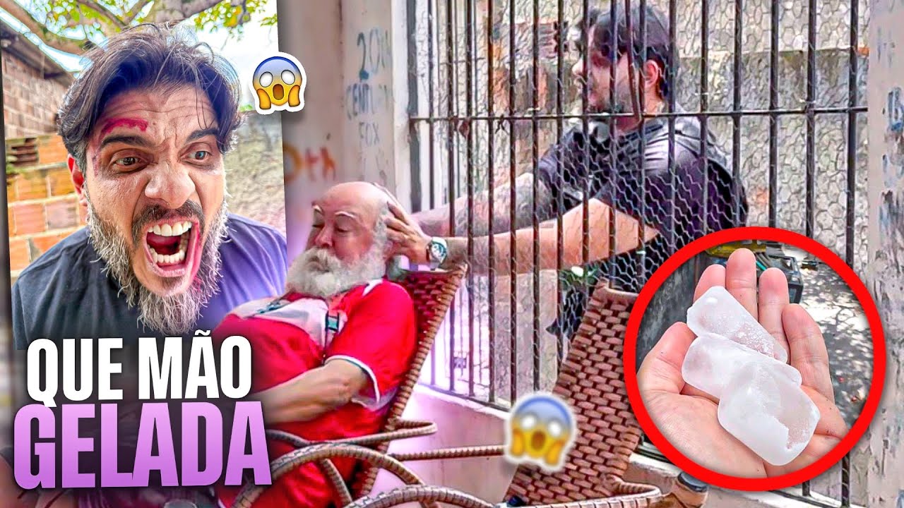 MANETIKIN TOCOU EM LUIZ DO SOM COM A MAO GELADA 😂😂😂 | LUIZ DO SOM 