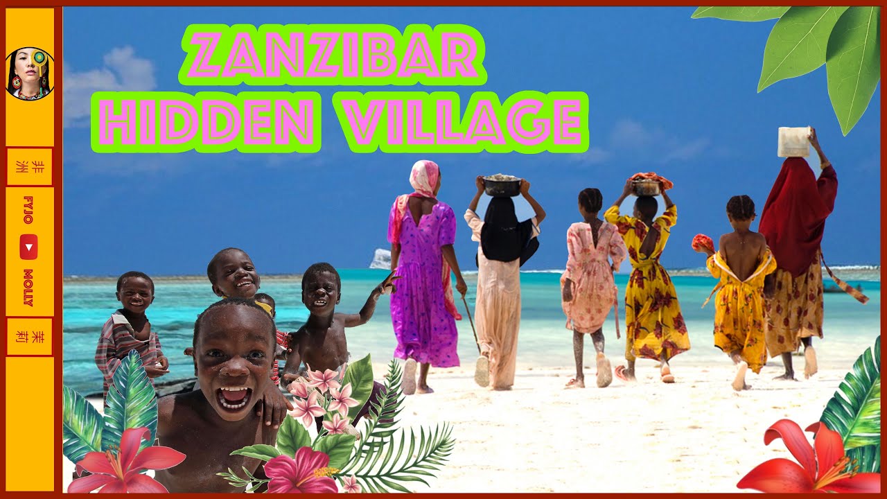 ⭕️ 🇹🇿Zanzibar African Island Village Hidden Behind Paradise -非洲热带天堂的小渔村