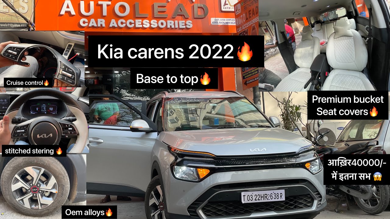 kia carens 2022🔥kia carens modification🔥kia carens seat covers🔥carens alloy🔥modified kia carens